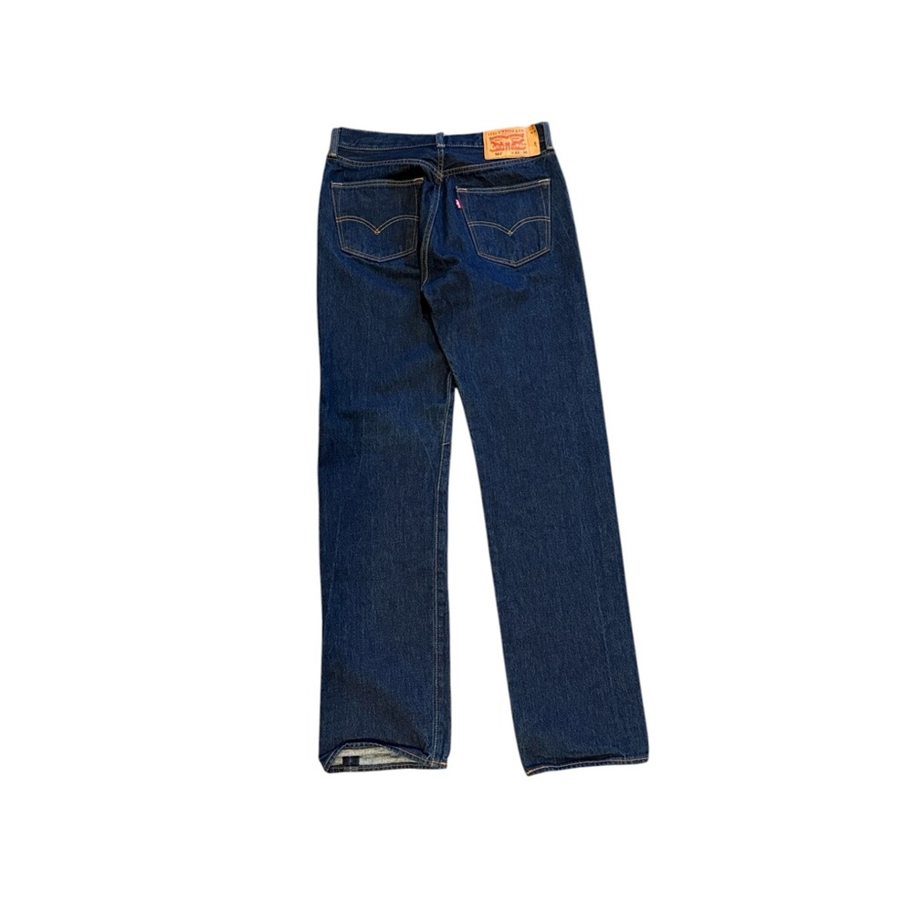 Leviโs button butterfly 501 Dark Blueโ Denim Jeans